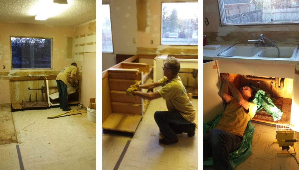 Kitchen Renovation During